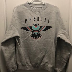 Gray Crew Neck Sweatshirt